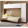 Guarda-Roupa 2650 com Módulo Aéreo e Cama de Solteiro - 1