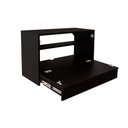 Ver imagem 7 de Escrivaninha Suspensa Bancada Compacta com Gaveta Mesa para Notebook Preto Laca