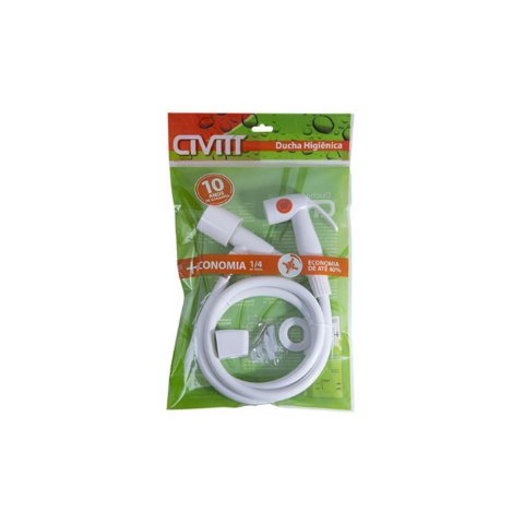 Ducha Higiênica Branca Banheiro registro 1/4 De Volta Civitt
