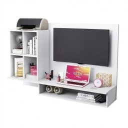 Escrivaninha Suspensa com Painel para Tv Até 32 Polegadas Show Albatroz Móveis - 2