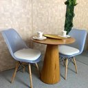 Ver imagem 2 de Mesa de Jantar Cone 60 cm Base Freijó Tampo Freijó Freijó
