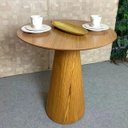 Ver imagem 3 de Mesa de Jantar Cone 60 cm Base Freijó Tampo Freijó Freijó