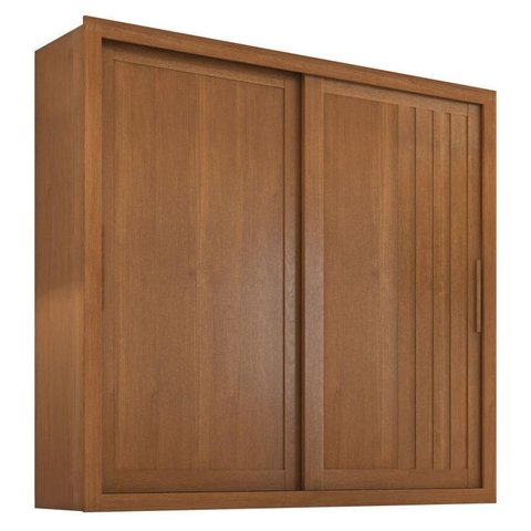 Guarda Roupa Casal Trianon 2 Portas 4 Gavetas Cinamomo Fosco - Zanzini