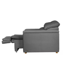 Ver mais imagens de Poltrona do Papai Retrátil e Reclinável Suede Cinza Conforto Premium