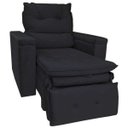 Ver imagem 2 de Poltrona Retrátil Reclinável Conforto Corino Preto