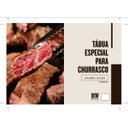 Ver imagem 2 de Tabua Madeira Linha Churrasco Grande Jatobá 42x28x2cm
