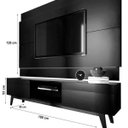 Ver imagem 5 de Rack com Painel Imcal Classic 180cm Preto Fosco com 2 Gavetas 73647-11847