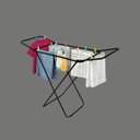 Ver imagem 4 de Varal Chao C/ Asas Aco 143x50x90cm Preto Magicmax