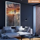 Ver imagem 1 de Quadro Decorativo Jesus e a Cruz Sala Quarto Casa Escritório