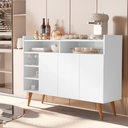 Ver imagem 1 de Buffet Aparador Celta 3 Portas Design Moderno em MDP - Branco