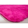 Tapete para Sala e Quarto Peludo Felpudo 1,80x1,80 Rosa Liso - 4