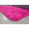 Tapete para Sala e Quarto Peludo Felpudo 1,80x1,80 Rosa Liso - 3