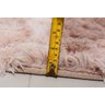 Tapete para Sala e Quarto Peludo Felpudo Macio 1,40x2,00 Bege Mesclado Claro - 6