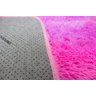 Tapete para Sala e Quarto Peludo Felpudo Macio 1,40x2,00 Rosa Liso Claro - 9