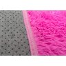 Tapete para Sala e Quarto Peludo Felpudo Macio 1,40x2,00 Rosa Liso Claro - 8