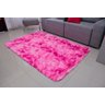 Tapete para Sala e Quarto Peludo Felpudo Macio 1,40x2,00 Rosa Mesclado - 2