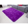 Tapete para Sala e Quarto Peludo Felpudo Macio 1,40x2,00 Lilás - 2