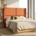Ver imagem 5 de Cabeceira Cama Box King Size Estofada Essence 195cm com Sapatas Plásticas Braços Laterais