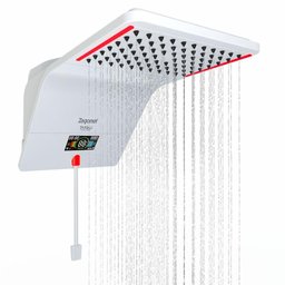 Ducha Chuveiro Eletrônico Zagonel Ducali Premium Digital Branco - 220V - 2