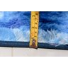 Tapete para Sala e Quarto Peludo Felpudo Macio 1,40x1,00 Azul Mesclado - 6