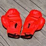 Luvas Boxe Equipamento Proteção Treinamento Vermelho - 5