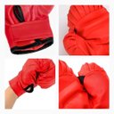Ver imagem 2 de Luvas Boxe Equipamento Proteção Treinamento Vermelho