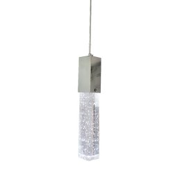 Luminária Pendente De Cristal Com Bolinhas Led Branca Fria 6500K Para Cabeceira Cama Quarto Lavabo - 1