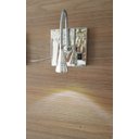 Ver imagem 3 de Kit 2 Arandelas Articulada Led Branca Fria 6500K Para Cabeceira Cama Quarto Com Interruptor