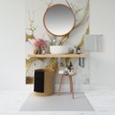 Ver imagem 2 de Papel de Parede Painel 3D Mármore Branco Fio Dourado 1,5M Revestimento Auto Colante Marmorizado