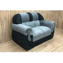 Ver imagem 6 de Sofá 2 e 3 Lugares Cinza com Preto 605/601 Corsa