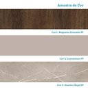 Ver mais imagens de Cozinha Compacta 6 Peças sem Tampo com Nicho Micoondas Luna Nogueira Dourado/cinammon