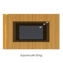 Ver imagem 5 de Painel Suspenso para Tv 65 Pol 217 Cm Amalfi com Led Clb Naturale Clb