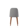 Conjunto de Jantar Mesa com Vidro Avena 4 Cadeiras New Drop - Canella C/ Cinza - 8