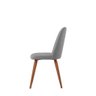 Conjunto de Jantar Mesa com Vidro Avena 4 Cadeiras New Drop - Canella C/ Cinza - 7