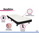 Ver imagem 5 de Cama Base Baú c/Aux Solteiro Ortobom Corano Black 88x188