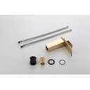 Ver imagem 3 de Torneira Cascata Banheiro Misturado Pia Baixa T6006 Dourado Luuk young