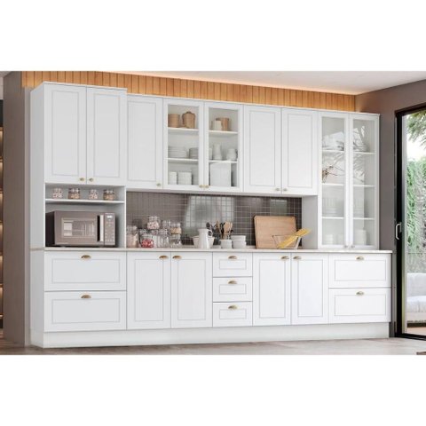 Kit Cozinha Henn 8 Peças Americana C5p48 Branco