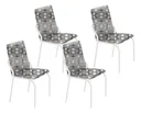 Ver imagem 1 de Kit 4 Cadeiras Malibu Corino Paraopeba Tubo Branco