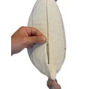 Ver imagem 3 de Capa de Almofada Rústica em Algodão 4 Listras com Pompom Rosê/cru