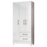 Guarda Roupa Infantil Ambiente Lima 3 Portas Branco Flex - Moval - 6