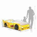 Ver imagem 2 de Cama Carro Kaboom Amarelo Solteiro Com Colchão