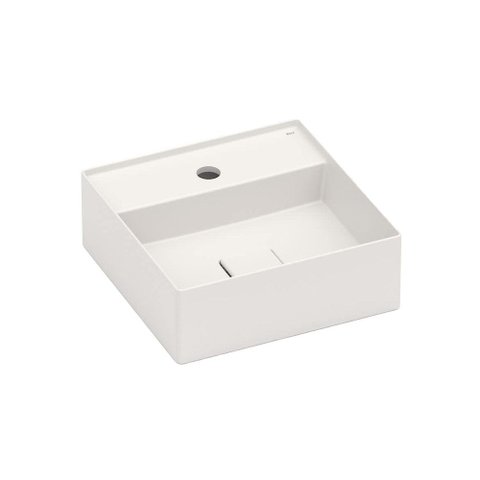 Cuba de Apoio Roca Terra T8 35x35 A32787W650 Quadrada com Mesa Beige