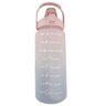 Garrafa Com Horario Motivacional 2 Litros Treino Academia Estudos casa Trabalho Squeeze Agua Resiste - 1