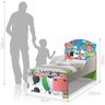 Mini Cama Infantil Pop Bichinhos na Fazenda com Colchão - 3