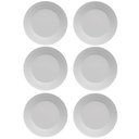 Ver imagem 1 de Kit 6 Pratos Rasos de Porcelana Branca 26,5cm Germer Mesa Posta Diamante