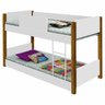 Beliche Infantil Mini Cama Valentina Branco e Mel - 1