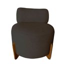 Ver imagem 2 de Kit 2 Poltronas Decorativa Mônaco Suede Marrom