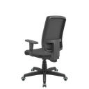 Ver imagem 3 de Cadeira de Escritório Presidente Brizza Braços 3d - Plaxmetal (preto Couro Ecológico)