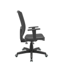 Ver imagem 2 de Cadeira de Escritório Presidente Brizza Braços 3d - Plaxmetal (preto Couro Ecológico)