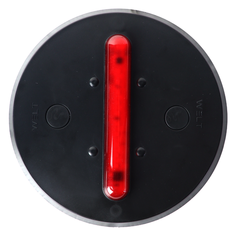 Ecolight Luminária Econômica - Base Preta Vermelho - 110v